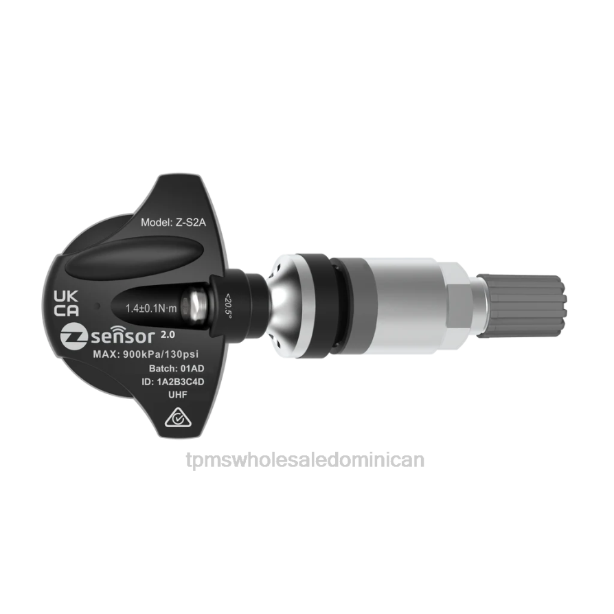 TPMS Sensor Dominican | BFHRJ852 Sensor tpms de repuesto original del motor ssangyong - oe p/n 4199035000 frecuencia 433mhz vástago de válvula de metal - plateado